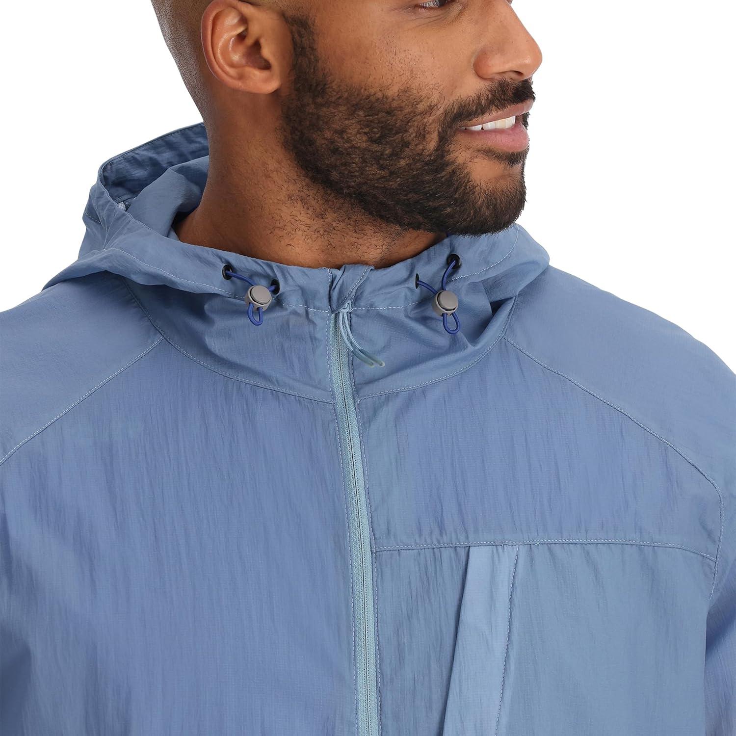 imageSpyder Mens Boulder Lite WindbreakerBlue Fog