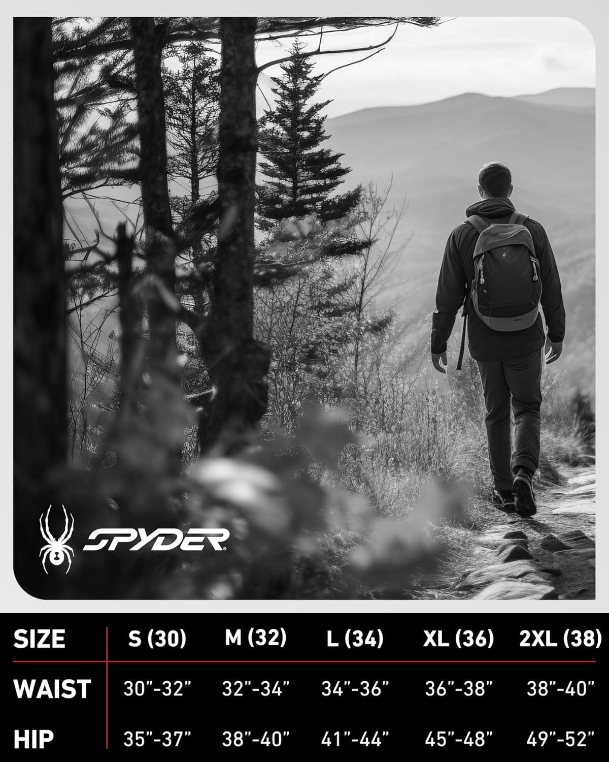 imageSpyder Mens Athletic Shorts Stretch Tech Fleece Gym Shorts for Men with Elastic Drawstring Waist amp Pockets for WorkoutSand