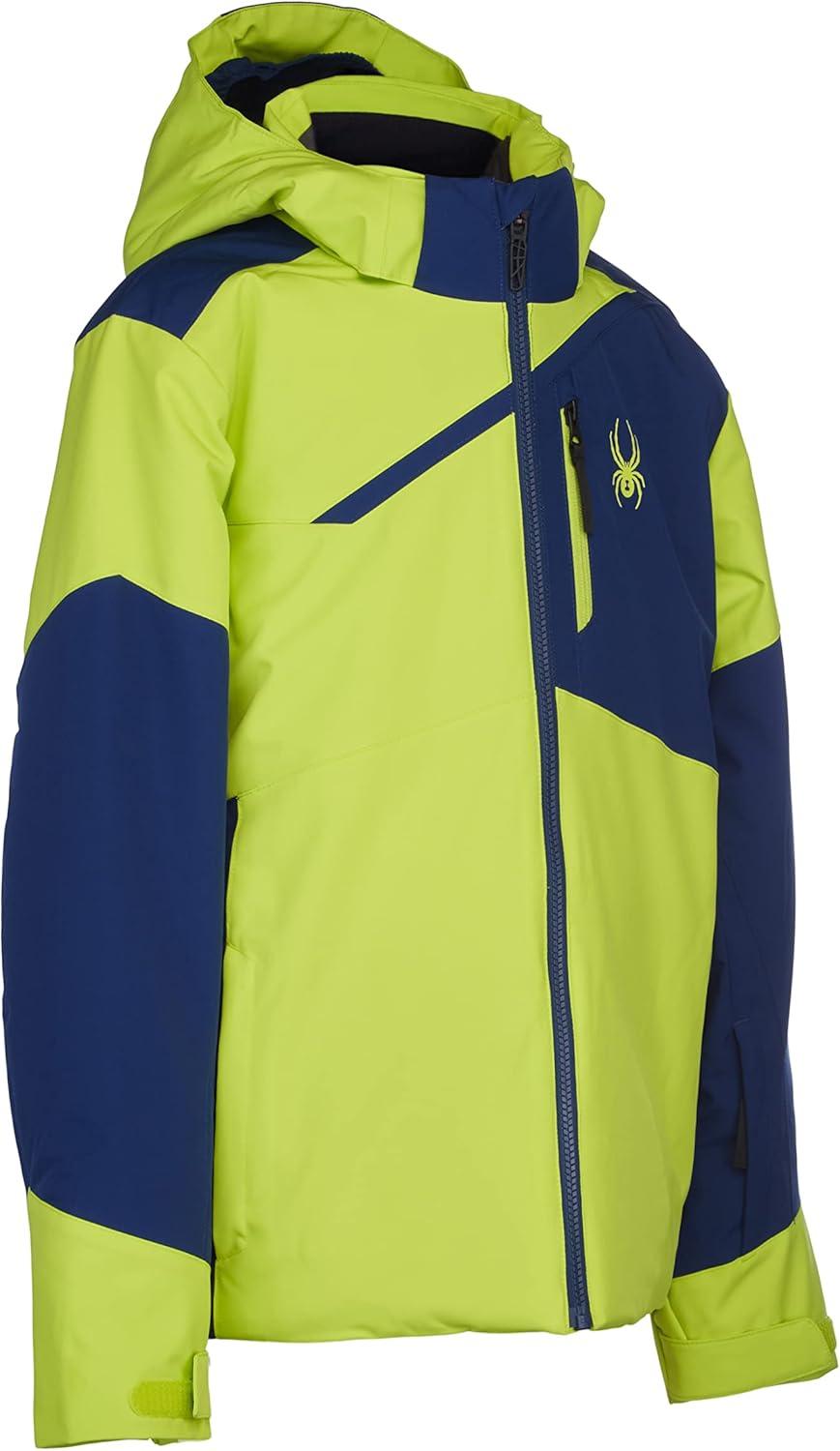 imageSpyder Boys Challenger Insulated Ski JacketSharp Lime Abyss