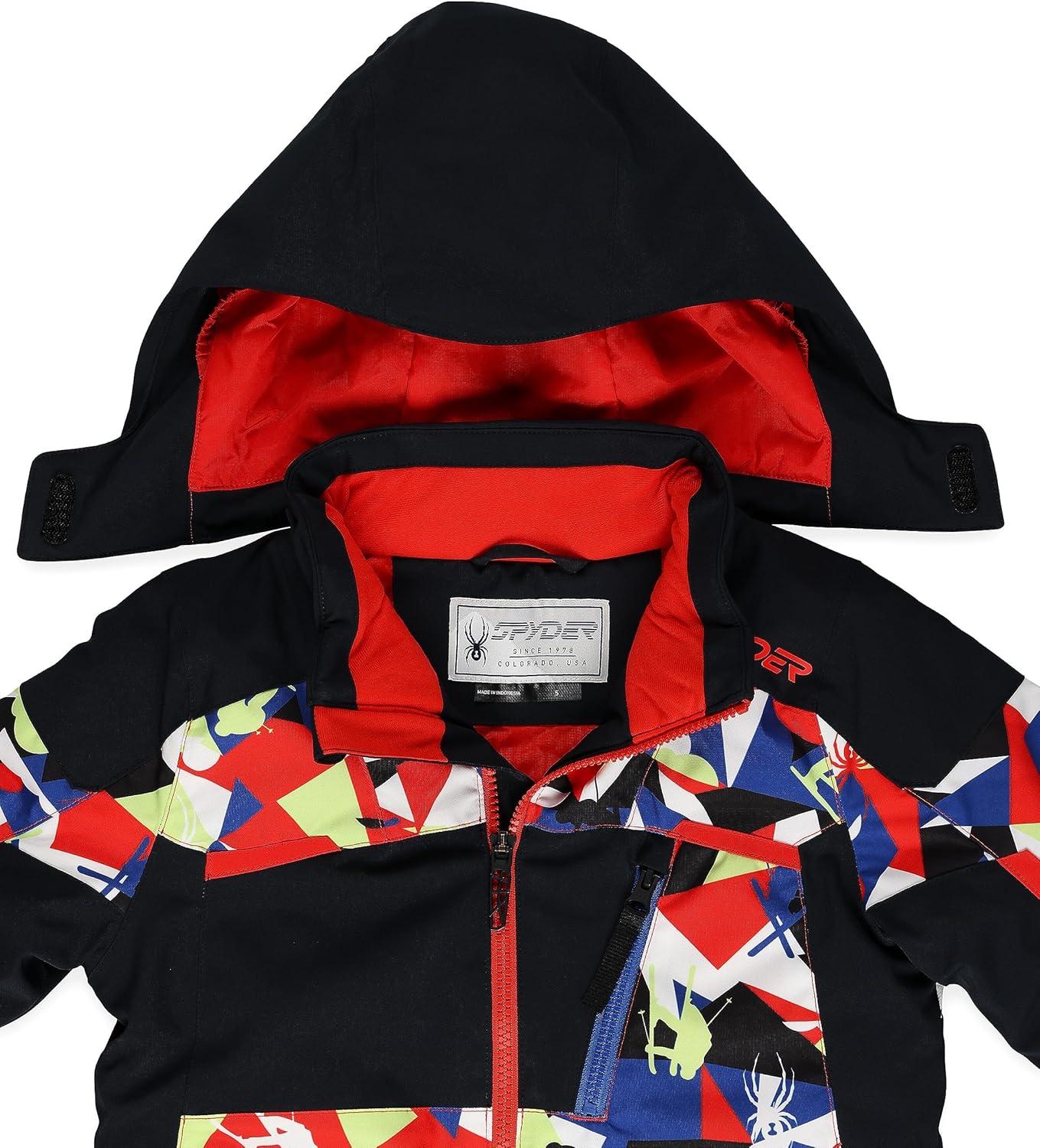 imageSpyder Boys Leader Insulated Ski JacketRed Combo