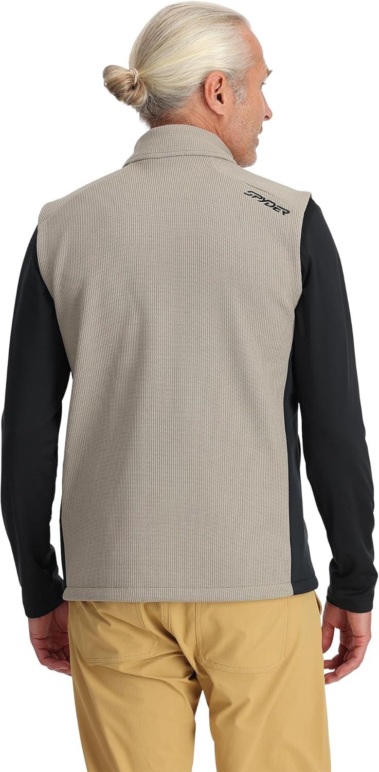 imageSpyder Mens Bandit Full Zip Fleece VestConcrete