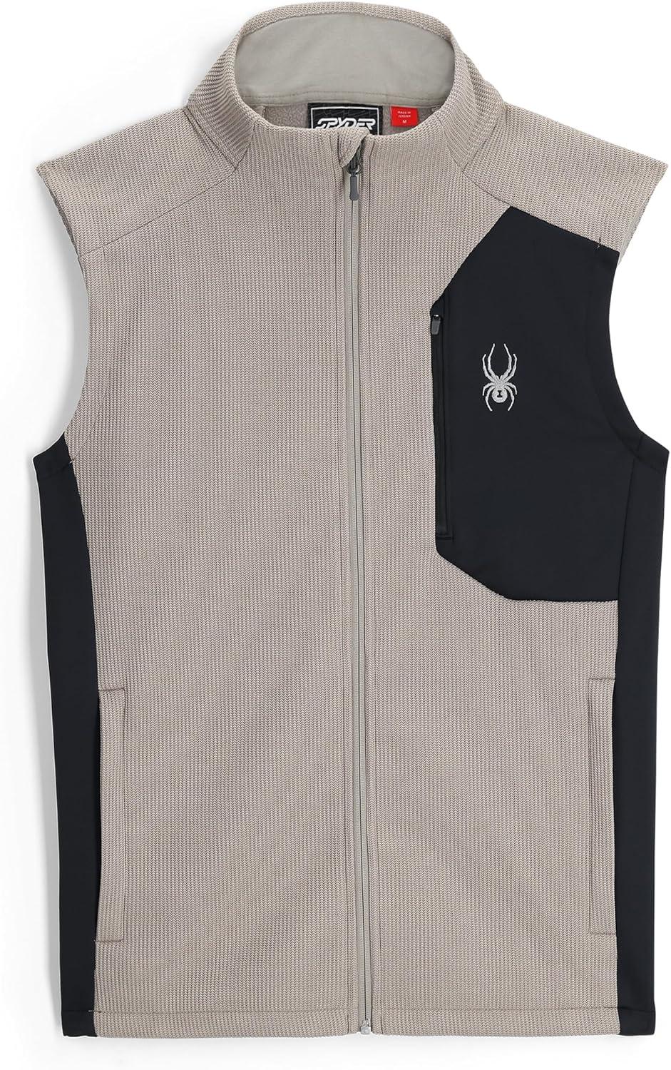 imageSpyder Mens Bandit Full Zip Fleece VestConcrete