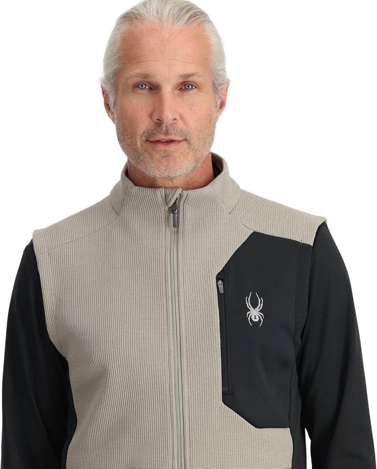 imageSpyder Mens Bandit Full Zip Fleece VestConcrete