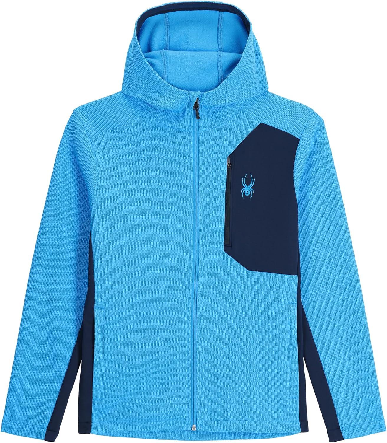 imageSpyder Mens Bandit Hooded JacketAether Blue