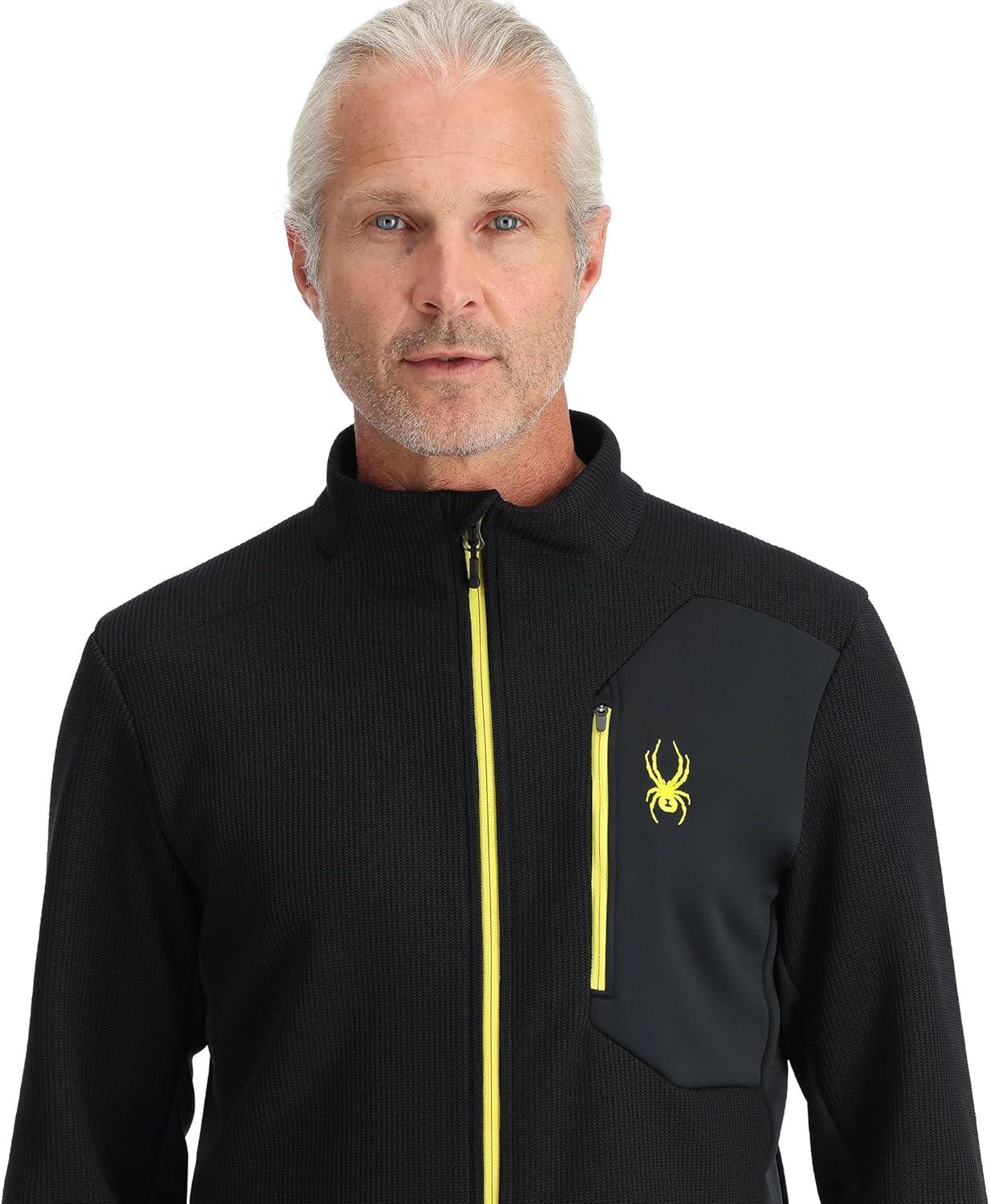 imageSpyder Mens Bandit Hybrid Full Zip Mid Layer JacketBlack 2