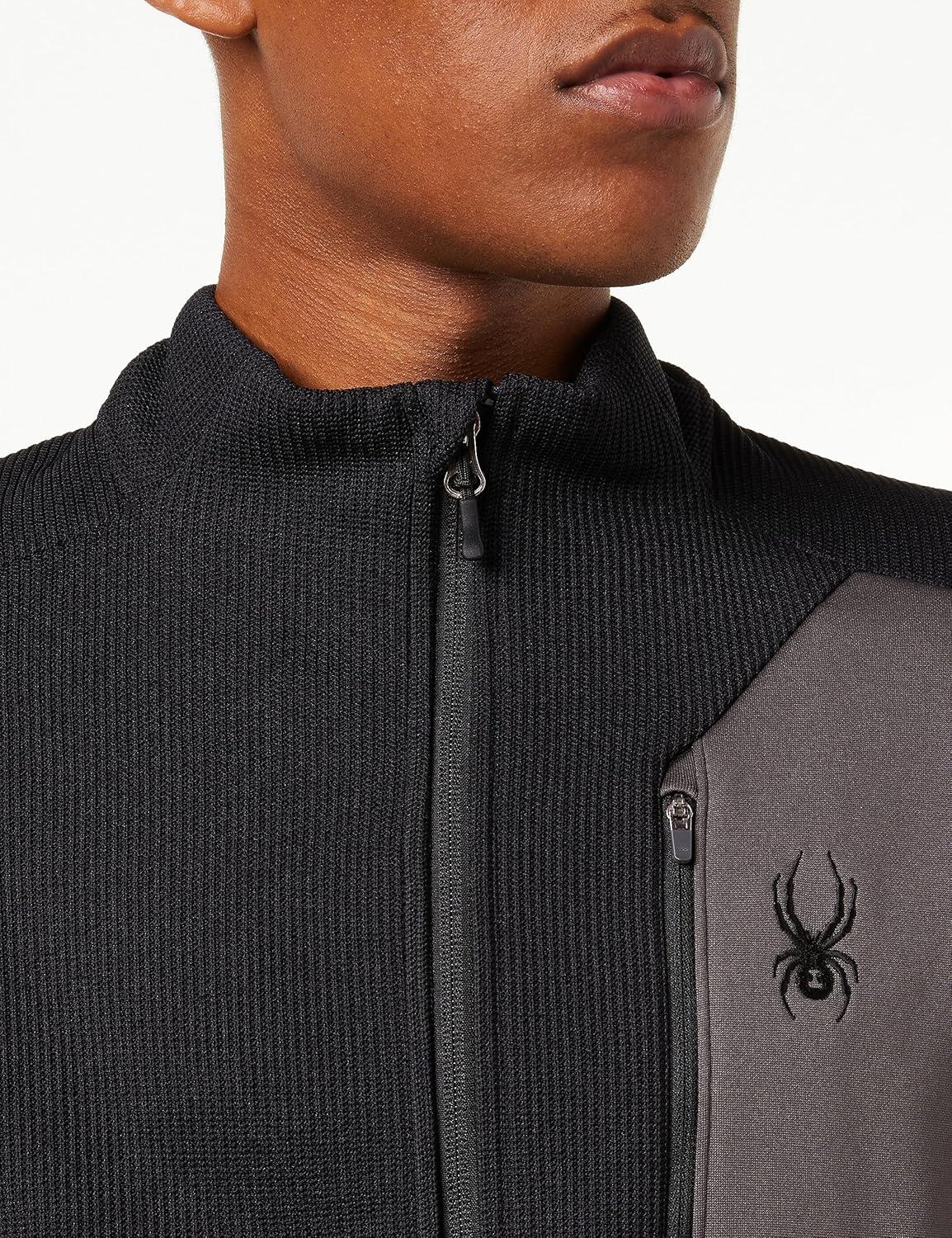 imageSpyder Mens Bandit Hybrid Full Zip Mid Layer JacketBlack