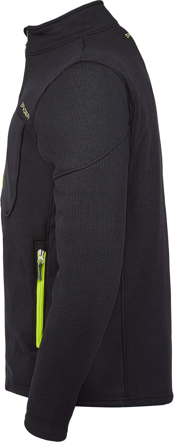 imageSpyder Mens Bandit Hybrid Full Zip Mid Layer JacketBlk Shl