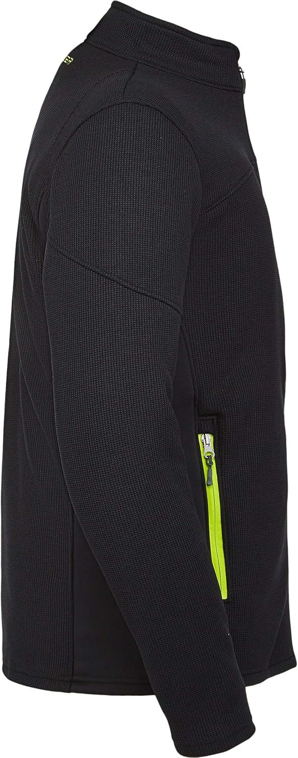 imageSpyder Mens Bandit Hybrid Full Zip Mid Layer JacketBlk Shl