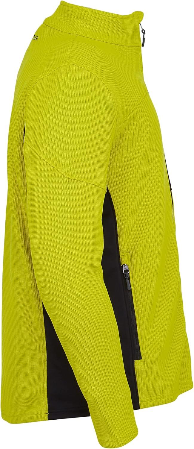 imageSpyder Mens Bandit Hybrid Full Zip Mid Layer JacketCitron