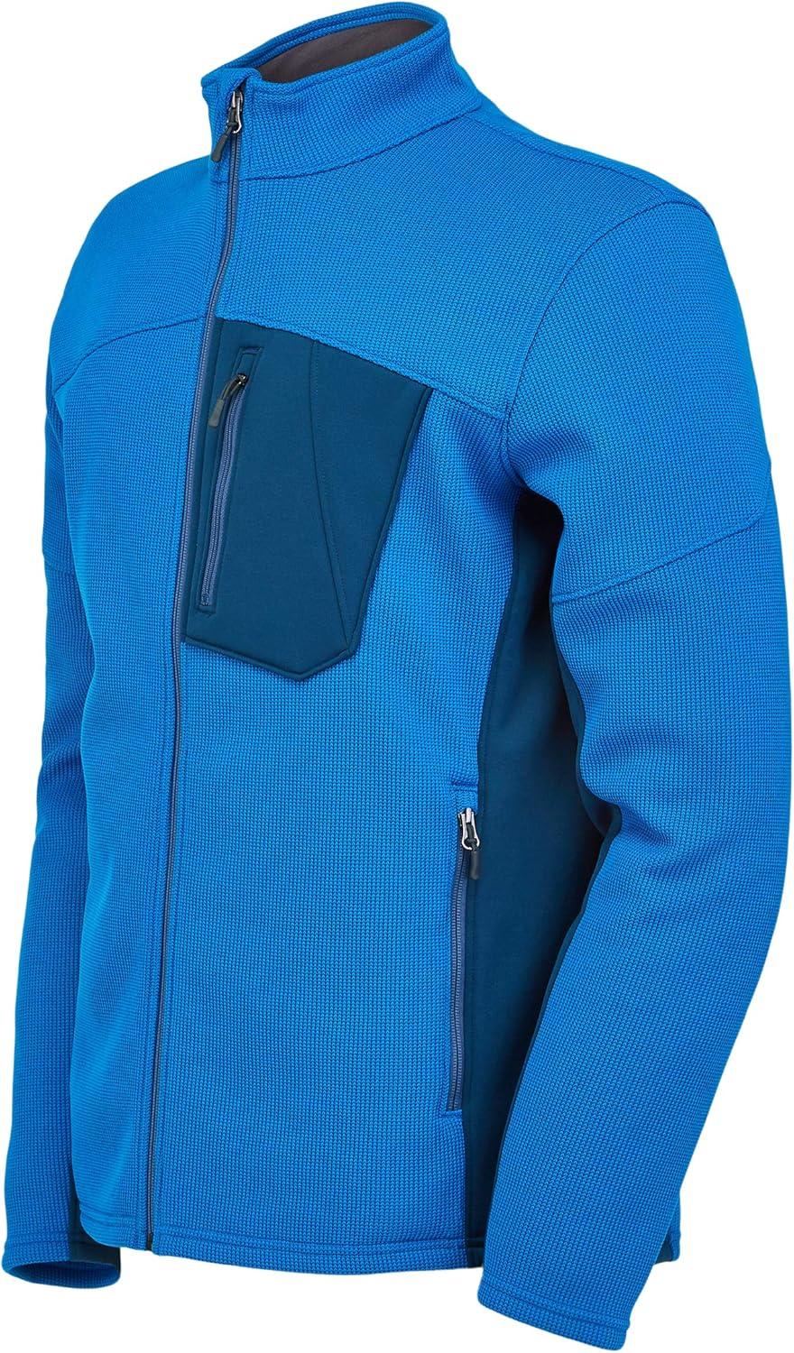 imageSpyder Mens Bandit Hybrid Full Zip Mid Layer JacketCollegiate
