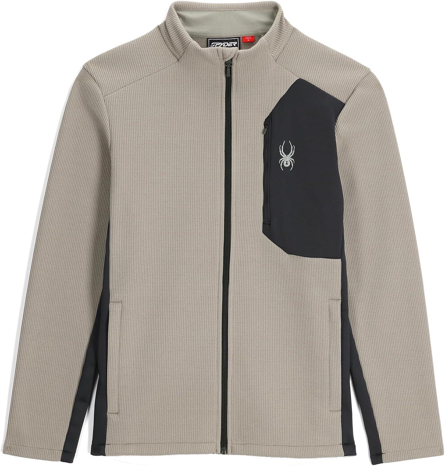 imageSpyder Mens Bandit Hybrid Full Zip Mid Layer JacketConcrete