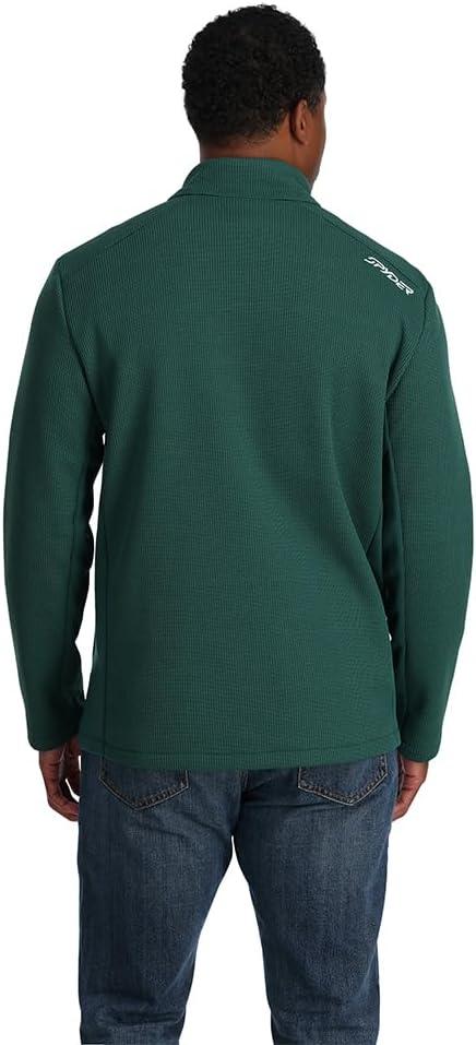 imageSpyder Mens Bandit Hybrid Full Zip Mid Layer JacketCypress Green