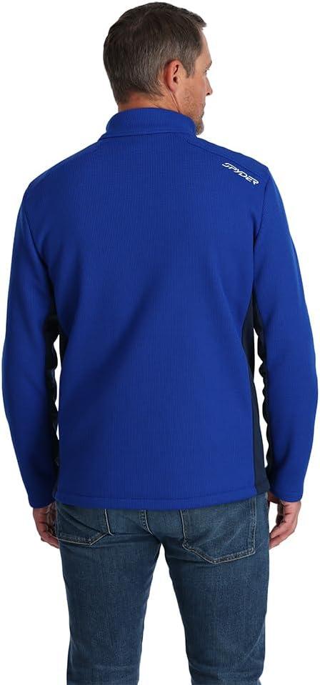 imageSpyder Mens Bandit Hybrid Full Zip Mid Layer JacketElectric Blue
