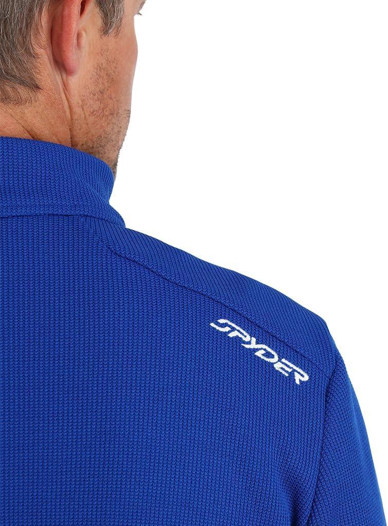 imageSpyder Mens Bandit Hybrid Full Zip Mid Layer JacketElectric Blue