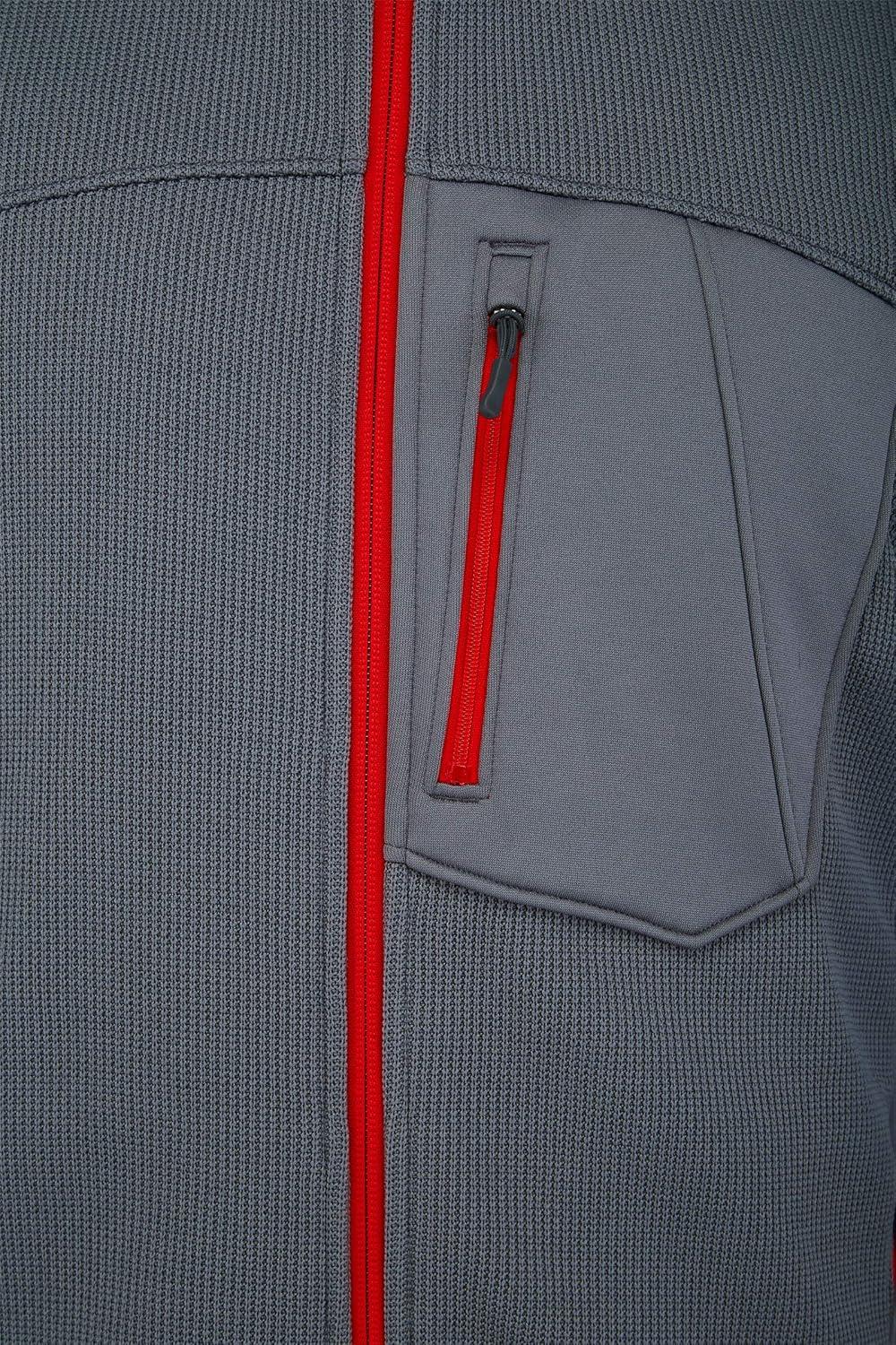 imageSpyder Mens Bandit Hybrid Full Zip Mid Layer JacketImage Grey