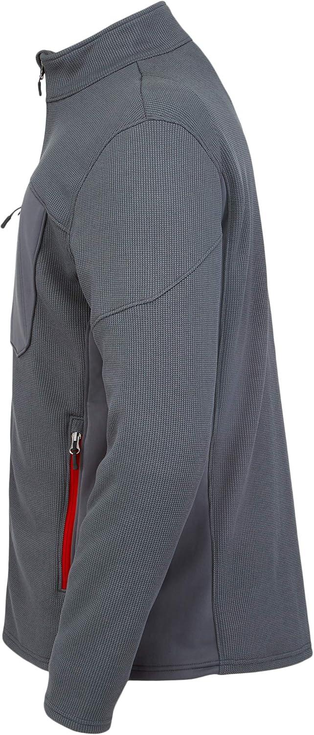 imageSpyder Mens Bandit Hybrid Full Zip Mid Layer JacketImage Grey