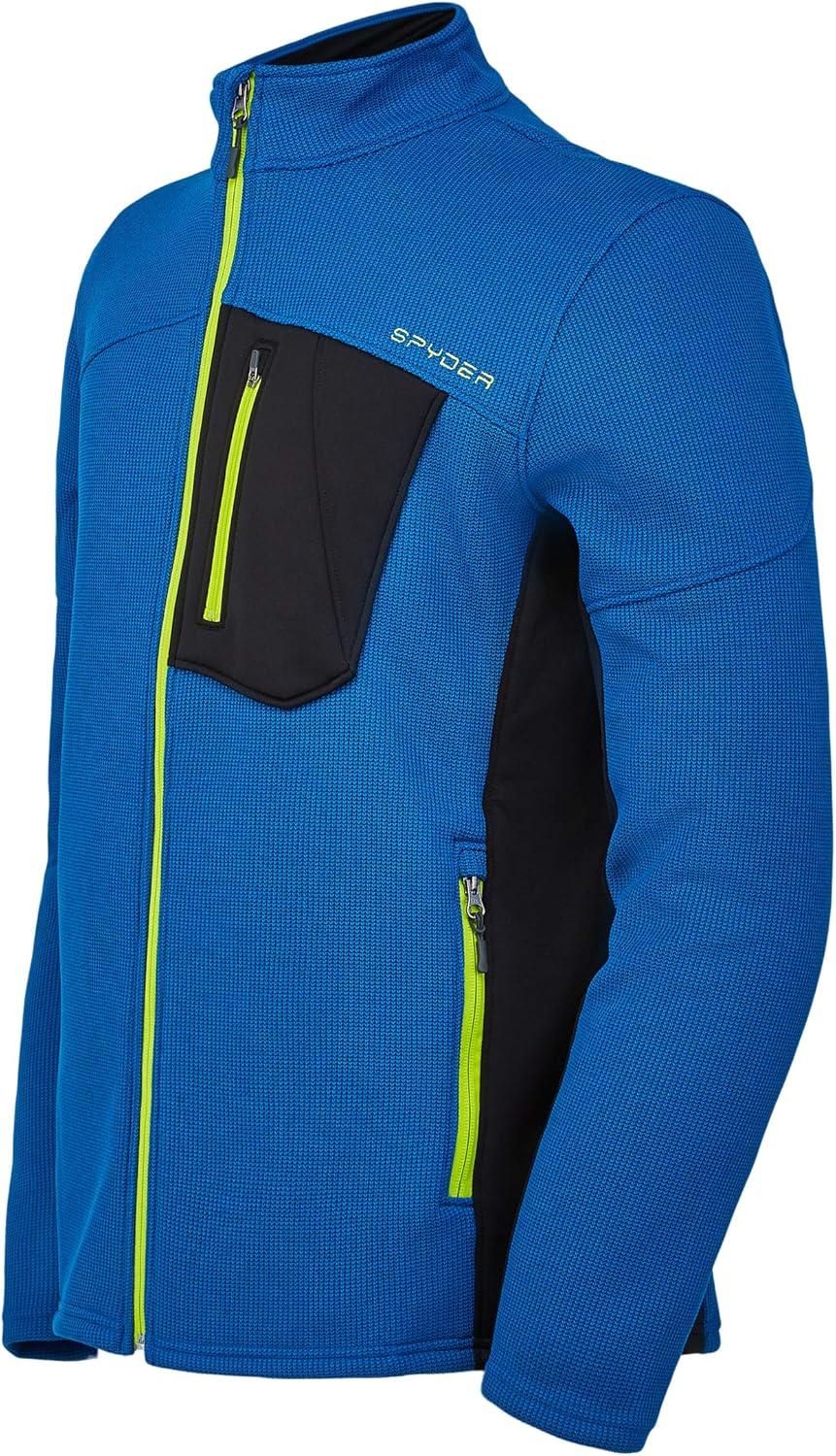 imageSpyder Mens Bandit Hybrid Full Zip Mid Layer JacketOld Glory