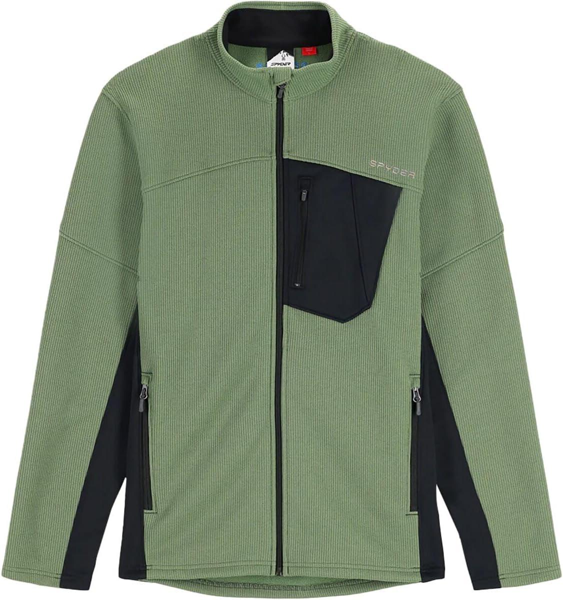 imageSpyder Mens Bandit Hybrid Full Zip Mid Layer JacketPine