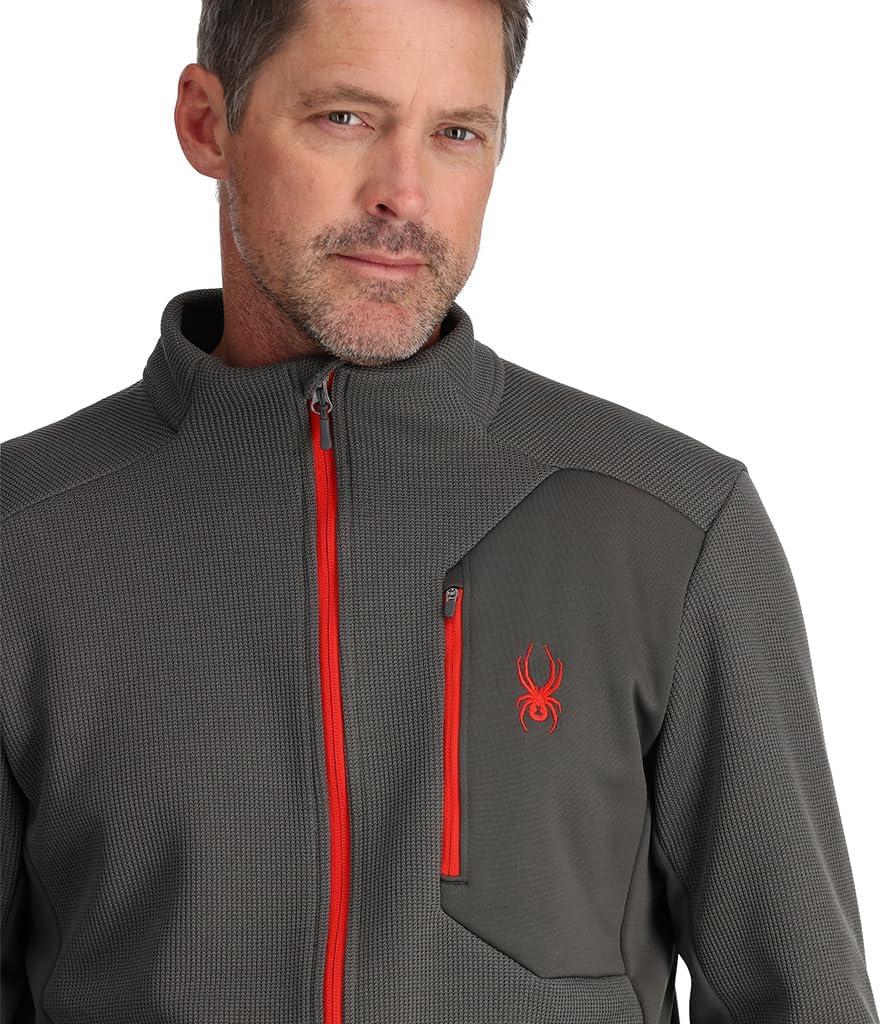 imageSpyder Mens Bandit Hybrid Full Zip Mid Layer JacketPolar