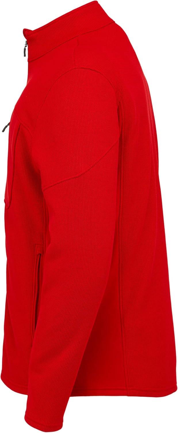 imageSpyder Mens Bandit Hybrid Full Zip Mid Layer JacketRed