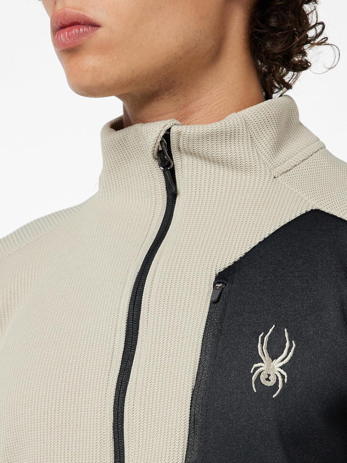 imageSpyder Mens Bandit Hybrid Full Zip Mid Layer JacketSandstorm