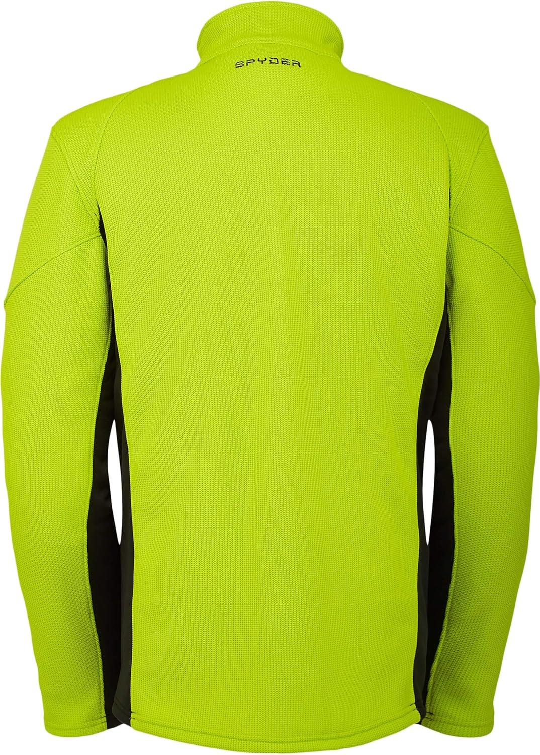 imageSpyder Mens Bandit Hybrid Full Zip Mid Layer JacketSharp Lime