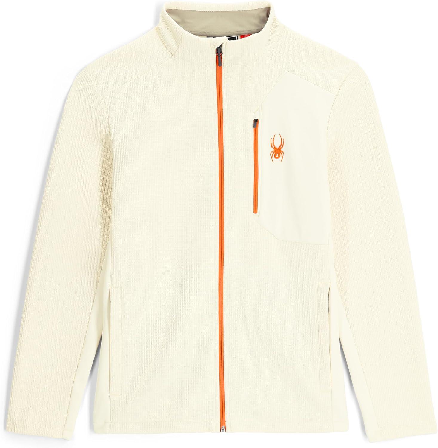 imageSpyder Mens Bandit Hybrid Full Zip Mid Layer JacketVanilla Latte