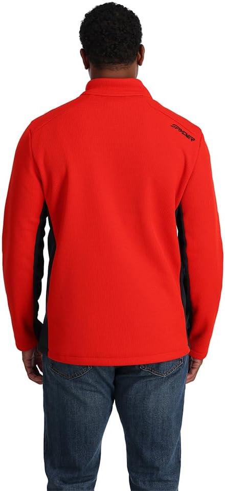 imageSpyder Mens Bandit Hybrid Full Zip Mid Layer JacketVolcano