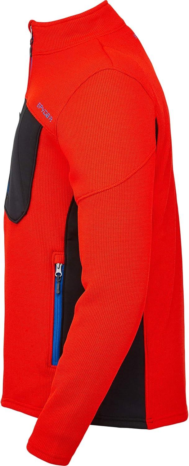 imageSpyder Mens Bandit Hybrid Full Zip Mid Layer JacketVolcano S23