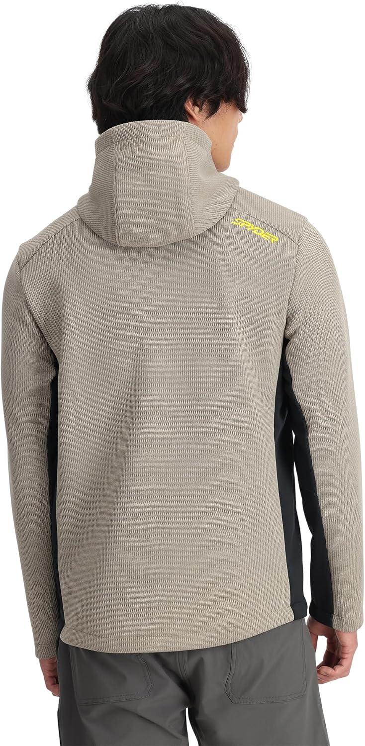 imageSpyder Mens Bandit Zip Fleece Ski Base Layer JacketConcrete
