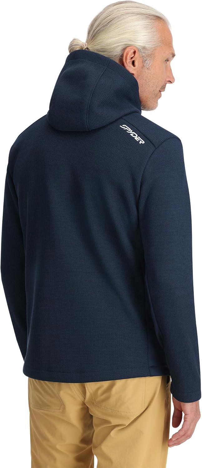 imageSpyder Mens Bandit Zip Fleece Ski Base Layer JacketTrue Navy