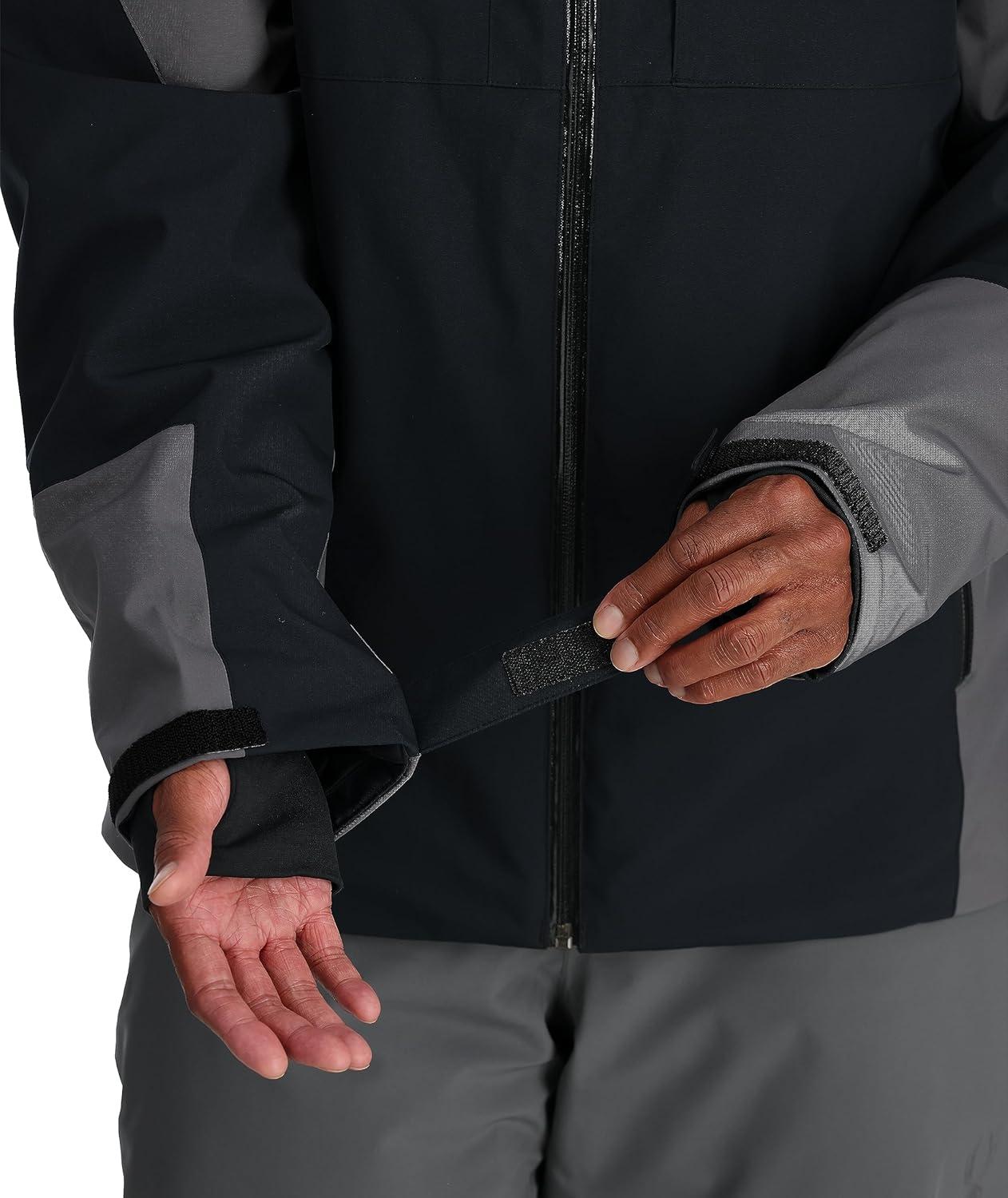 imageSpyder Mens Contact Insulated Ski Snow Hooded Snow JacketBlack