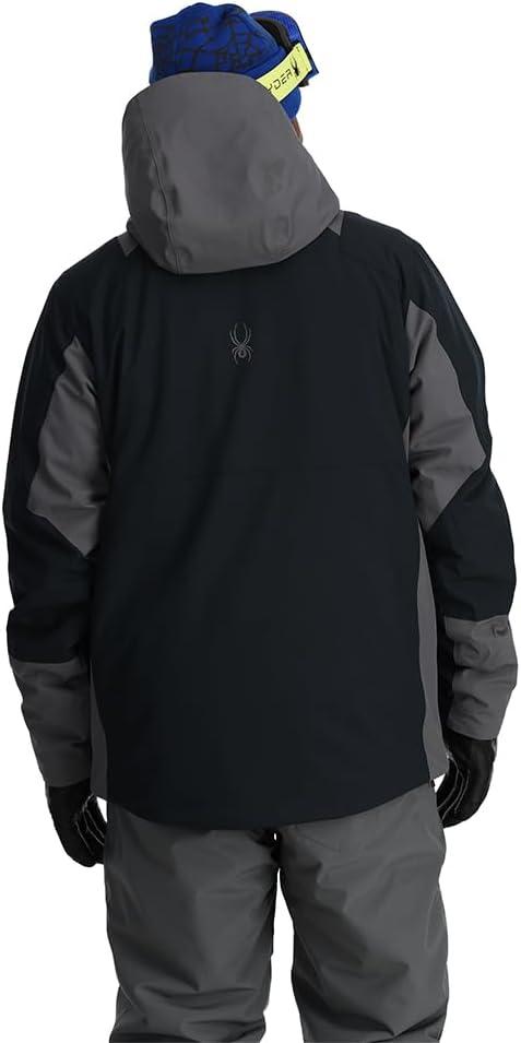 imageSpyder Mens Contact Insulated Ski Snow Hooded Snow JacketBlack