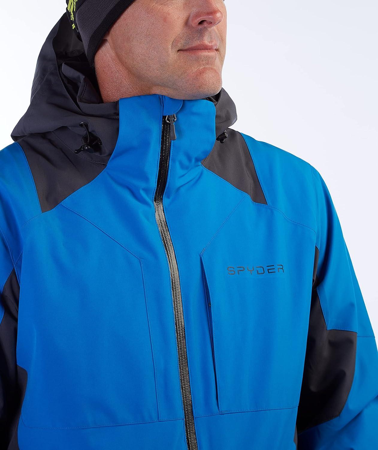 imageSpyder Mens Contact Insulated Ski Snow Hooded Snow JacketCollegiate