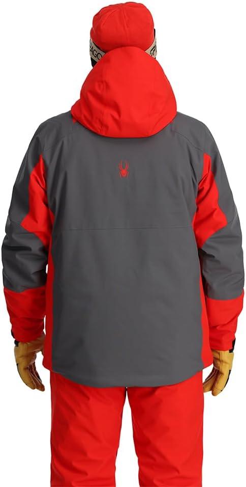 imageSpyder Mens Contact Insulated Ski Snow Hooded Snow JacketPolar