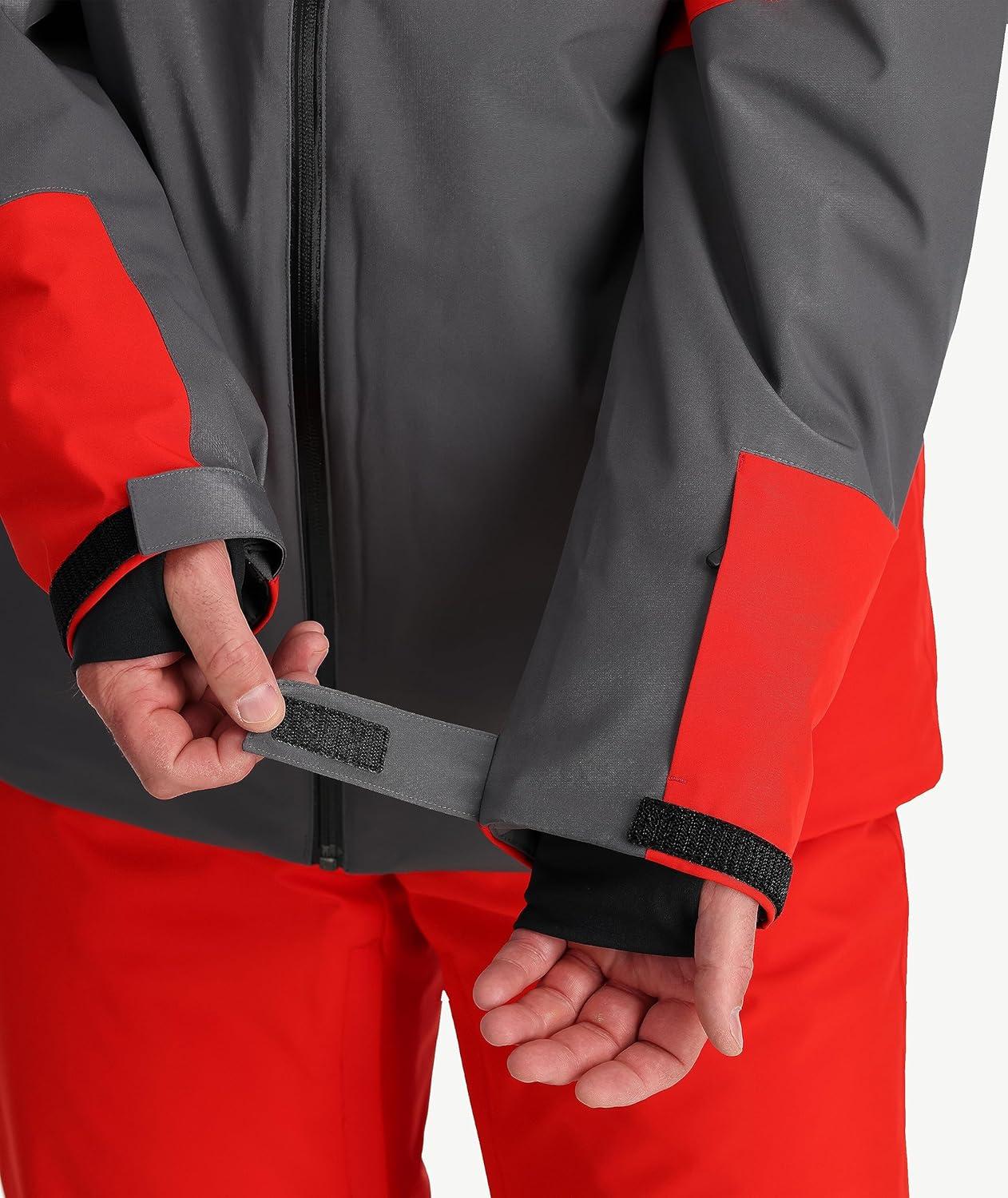 imageSpyder Mens Contact Insulated Ski Snow Hooded Snow JacketPolar