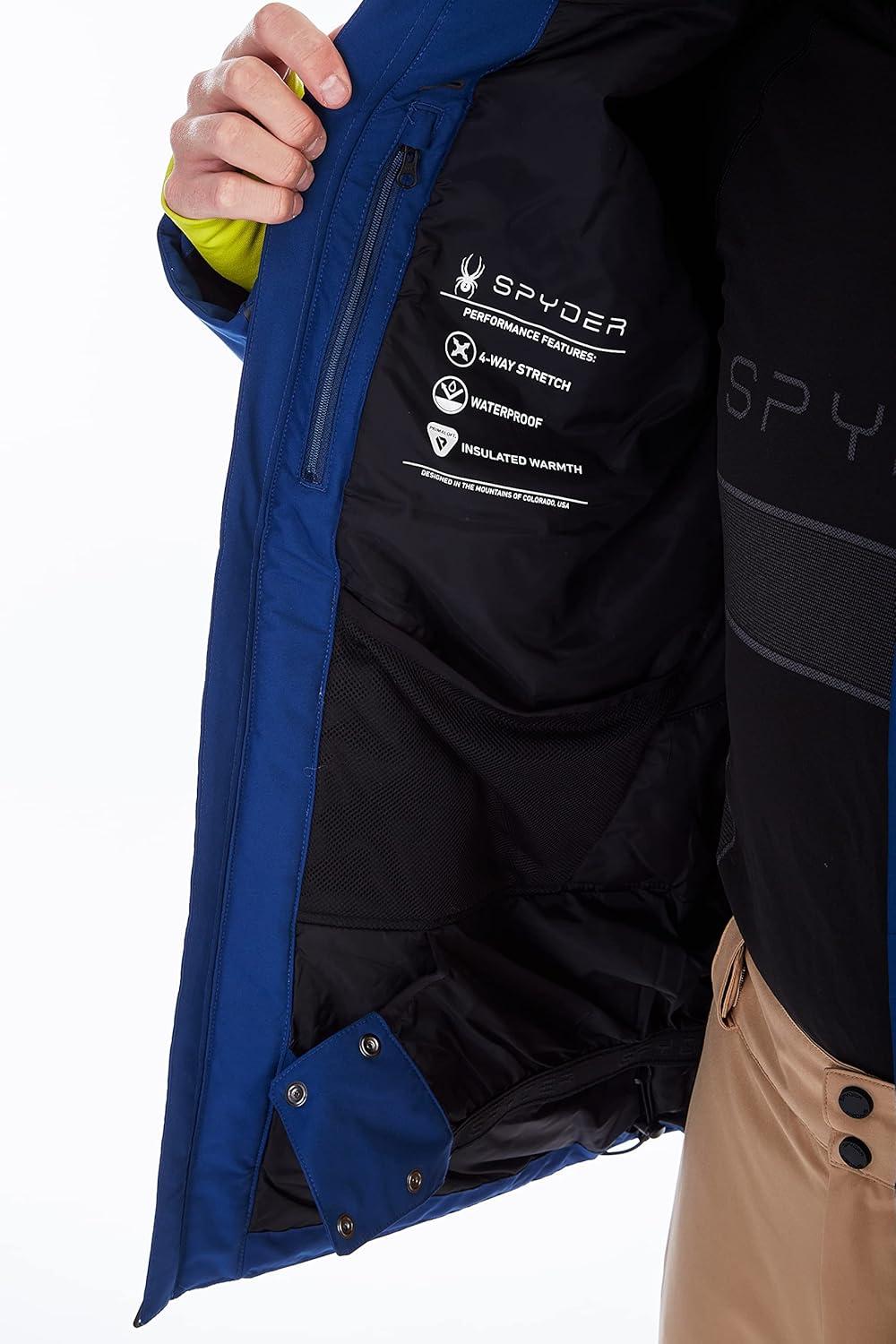 imageSpyder Mens Copper Insulated Ski Snow Hooded JacketAbyss