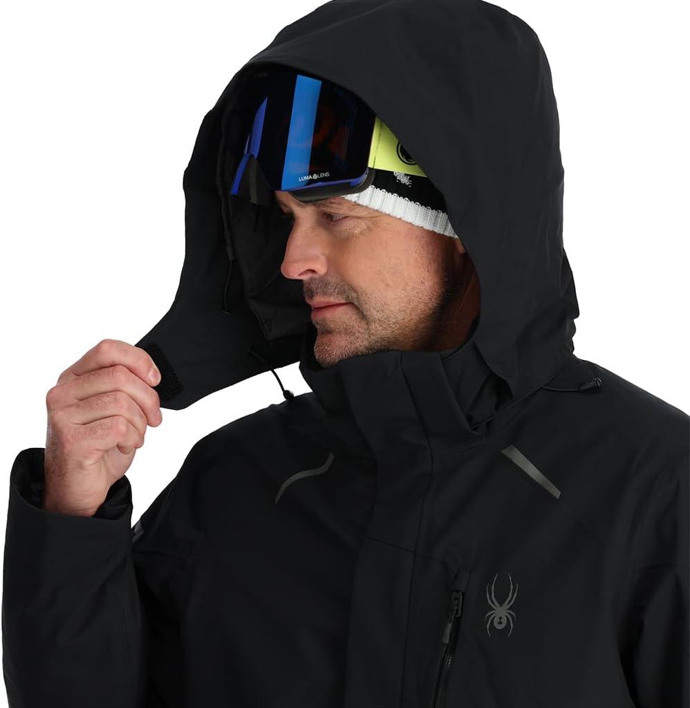 imageSpyder Mens Copper Insulated Ski Snow Hooded JacketBlack