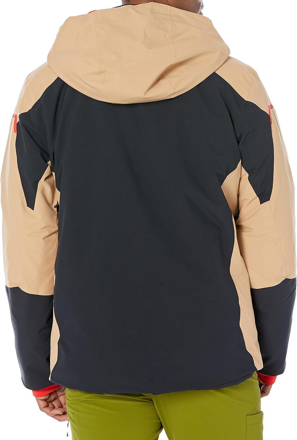 imageSpyder Mens Copper Insulated Ski Snow Hooded JacketBlack Tannin