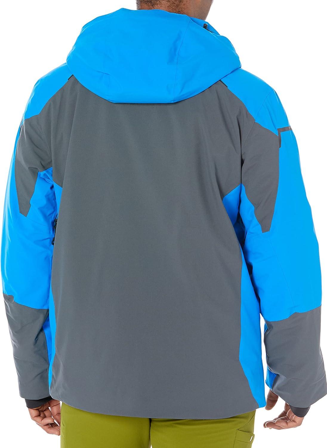imageSpyder Mens Copper Insulated Ski Snow Hooded JacketEbony Collegiate