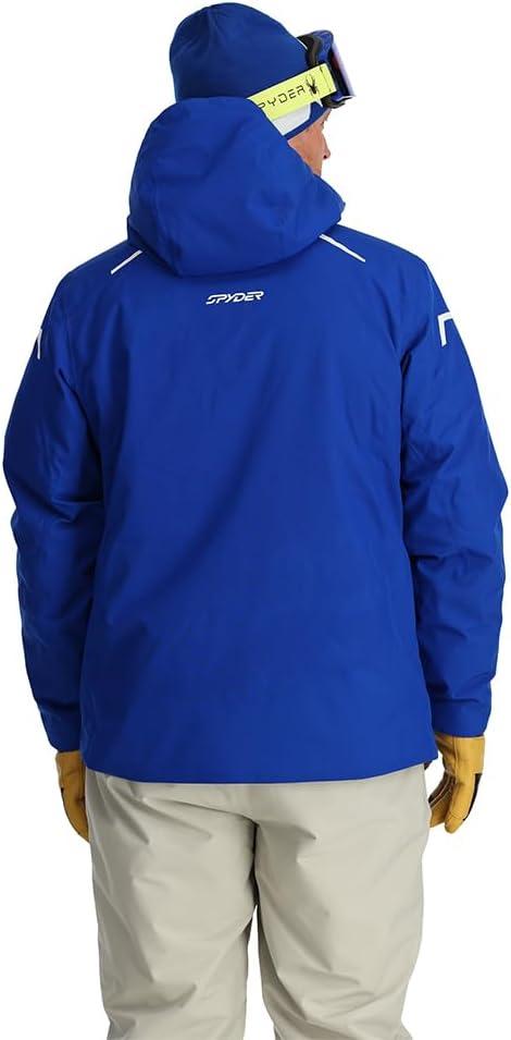 imageSpyder Mens Copper Insulated Ski Snow Hooded JacketElectric Blue