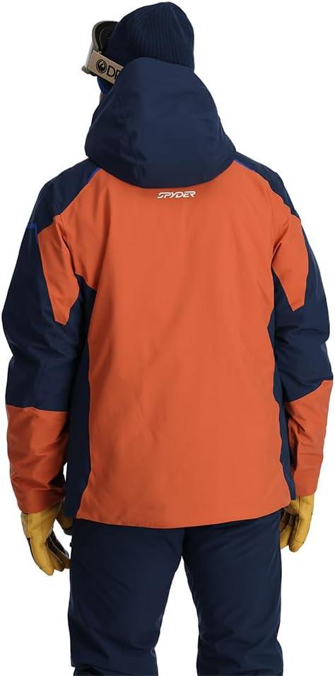 imageSpyder Mens Copper Insulated Ski Snow Hooded JacketSaddle