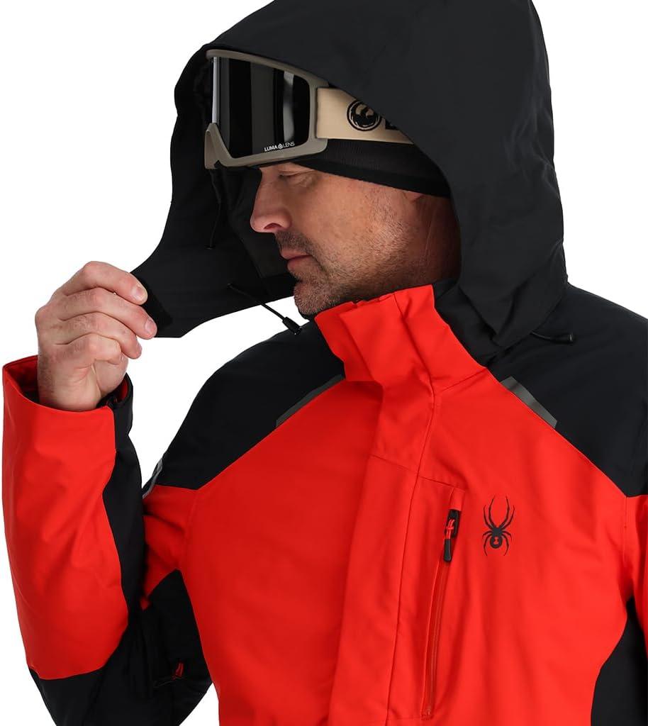 imageSpyder Mens Copper Insulated Ski Snow Hooded JacketVolcano