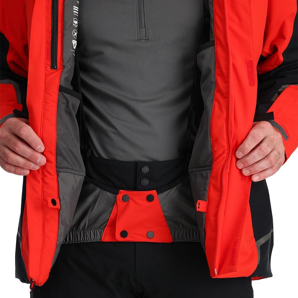 imageSpyder Mens Copper Insulated Ski Snow Hooded JacketVolcano