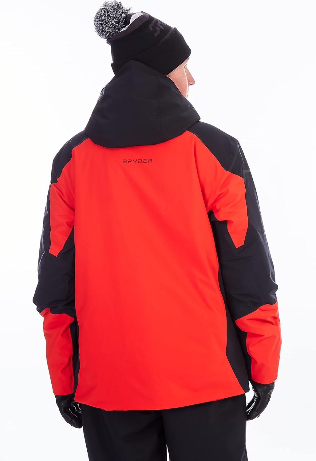 imageSpyder Mens Copper Insulated Ski Snow Hooded JacketVolcano Black
