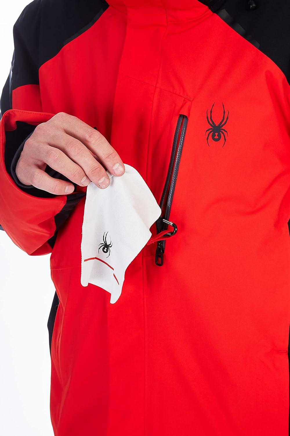 imageSpyder Mens Copper Insulated Ski Snow Hooded JacketVolcano Black