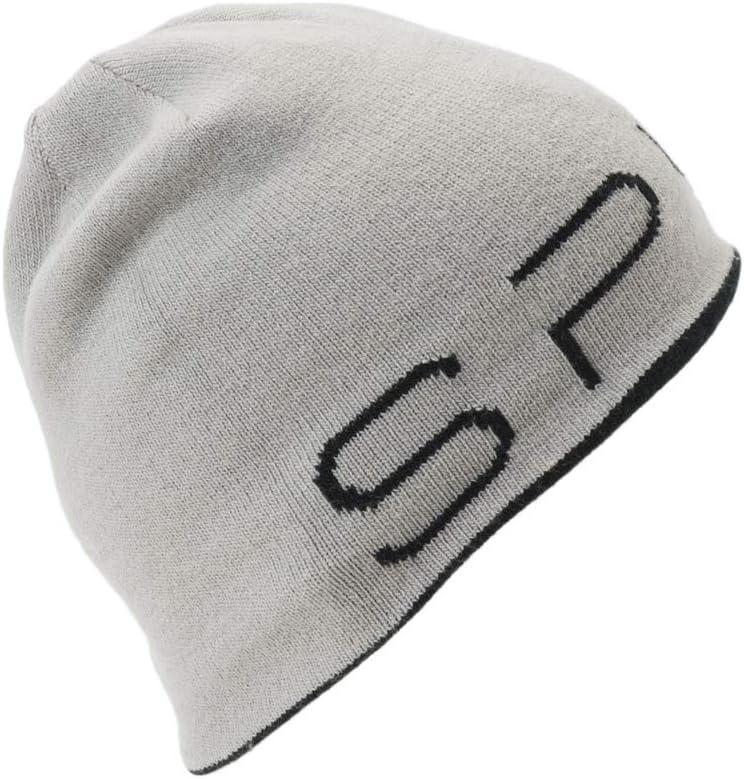 imageSpyder Mens Innsbruck Reversible Ski Winter BeanieAlloyBlack
