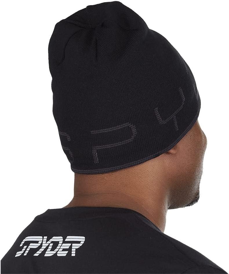 imageSpyder Mens Innsbruck Reversible Ski Winter BeanieBlack S2