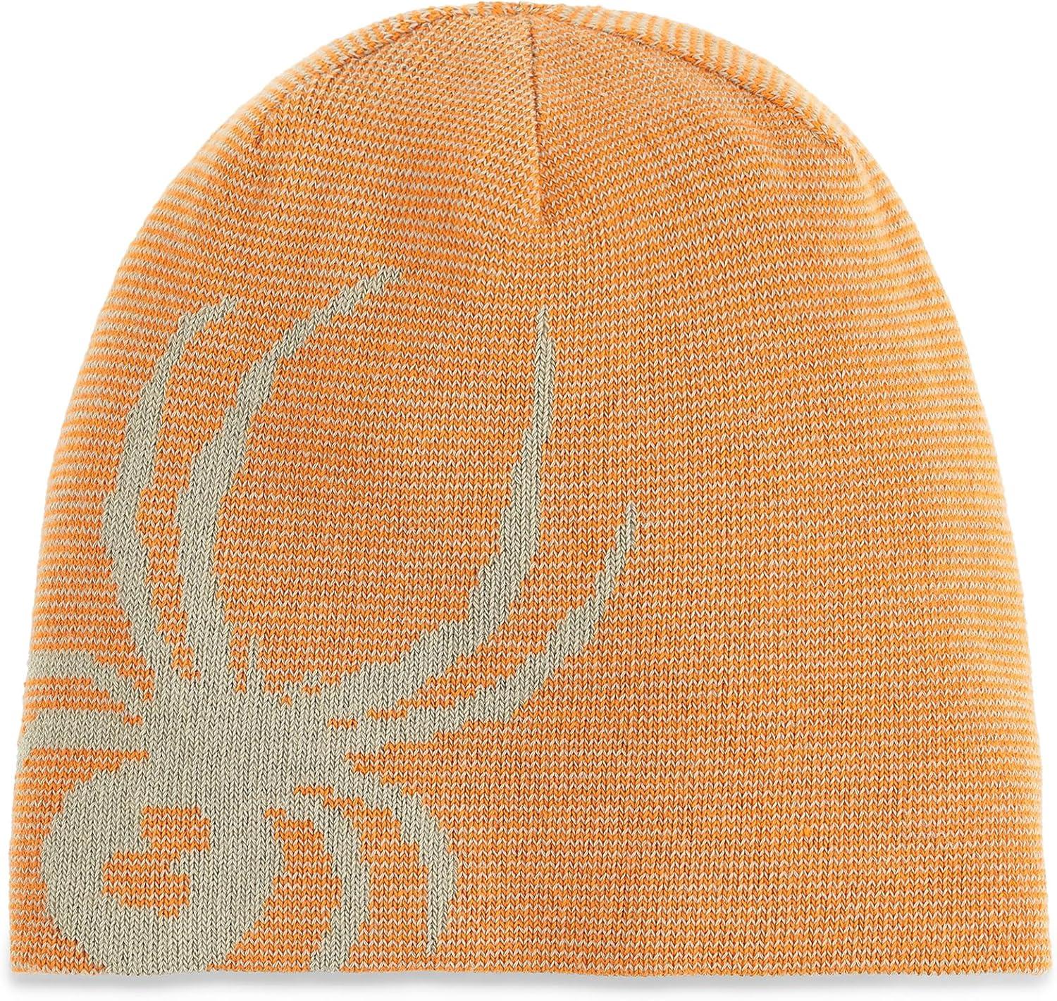 imageSpyder Mens Innsbruck Reversible Ski Winter BeanieOrange Shock