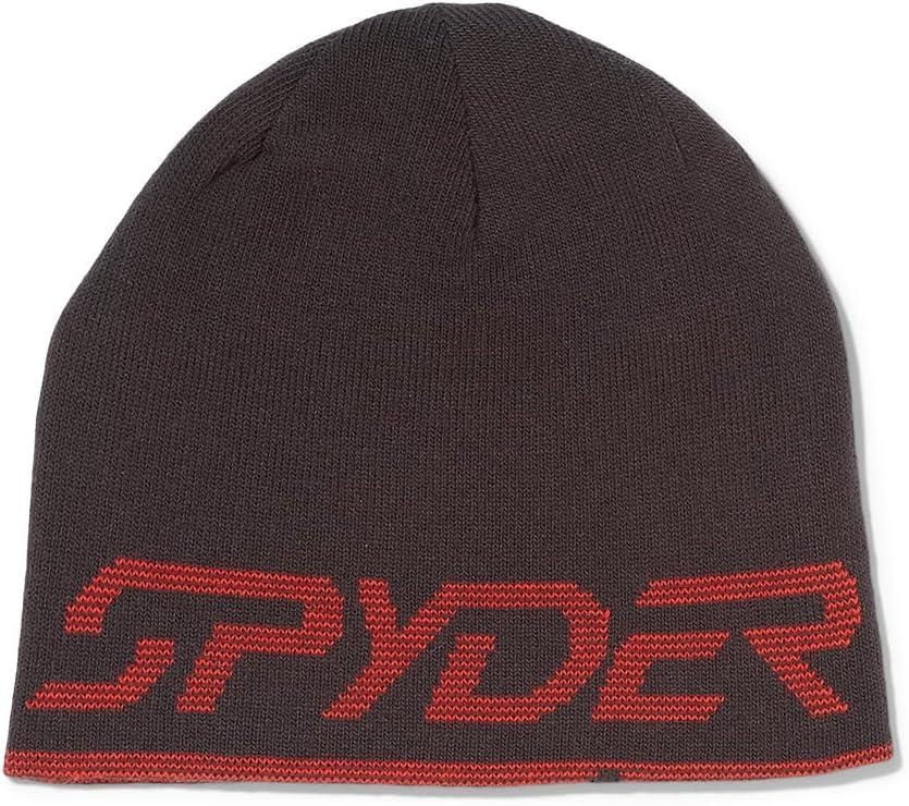 imageSpyder Mens Innsbruck Reversible Ski Winter BeanieVolcano